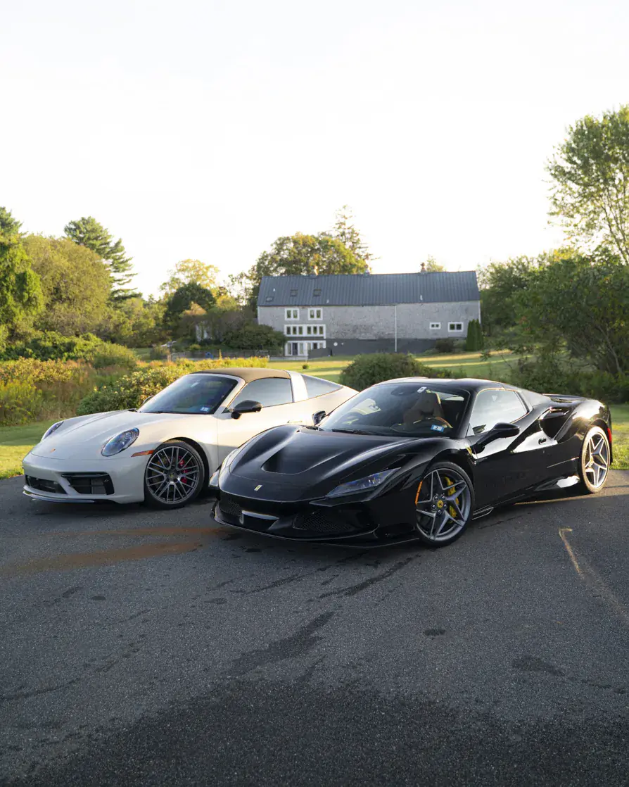 Porsche 911 & Ferrari F8